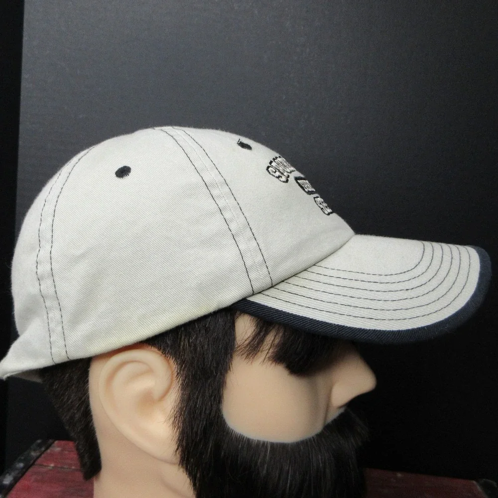 Port Authority Sportsmen's Fishing Dept Service Hat Int'l Falls Beige Black Cap